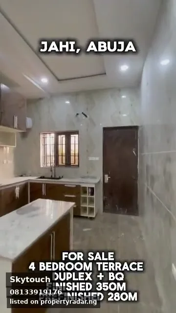 4 Bedroom Duplex In Jabi For Sale in Abuja (FCT)